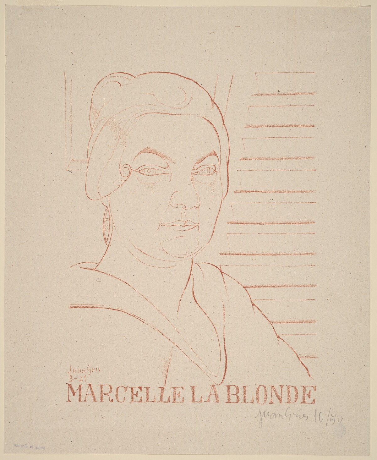 Marcelle la Blonde by Juan Gris