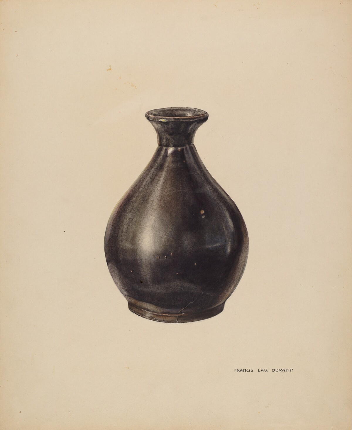 Flower Vase by Francis Law Durand