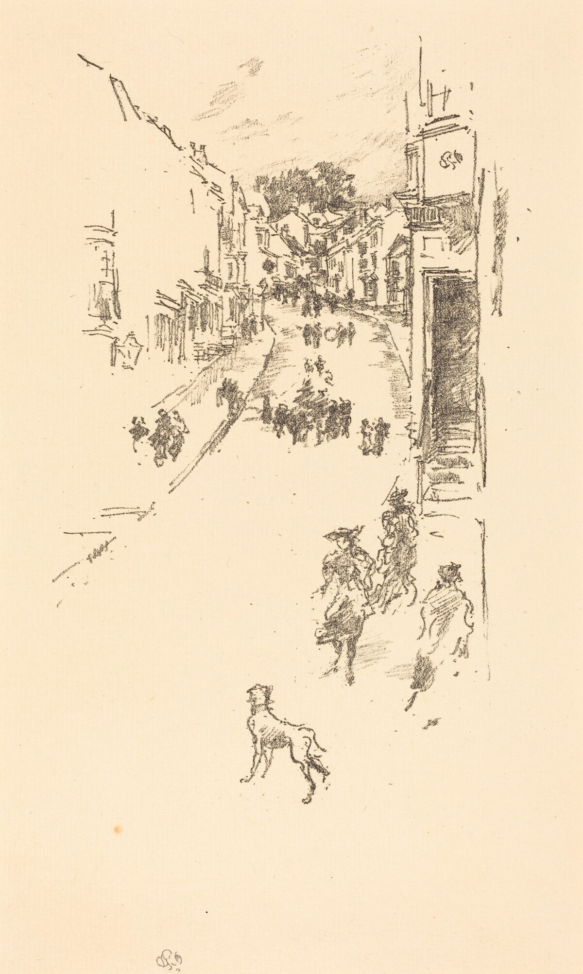 Sunday, Lyme Regis by James McNeill Whistler