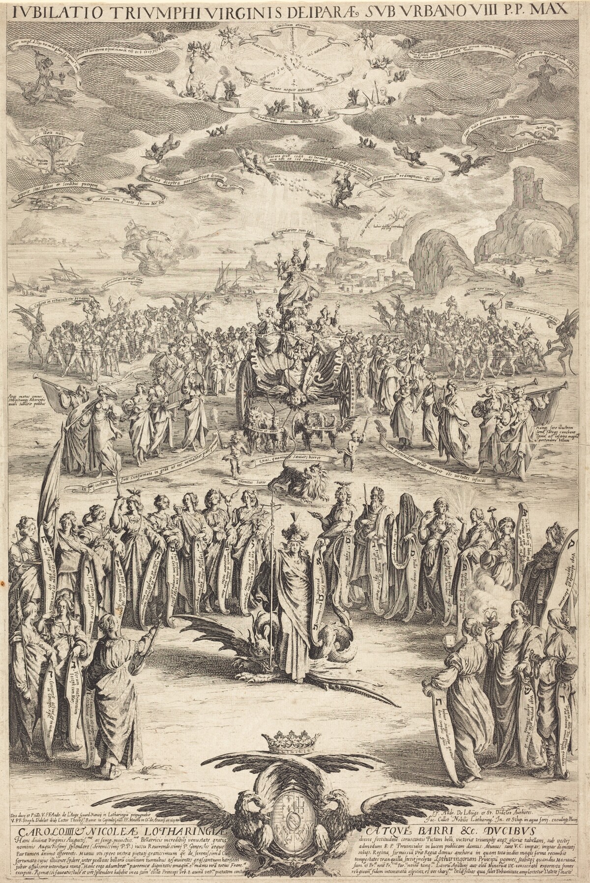 The Triumph of the Virgin by Jacques Callot