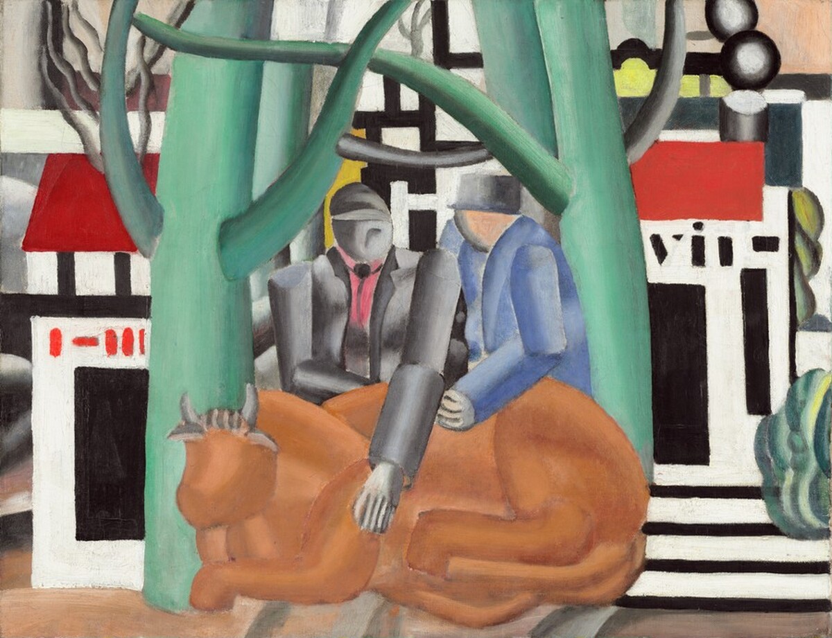 Animated Landscape (Paysage animé, 1er état) by Fernand Léger