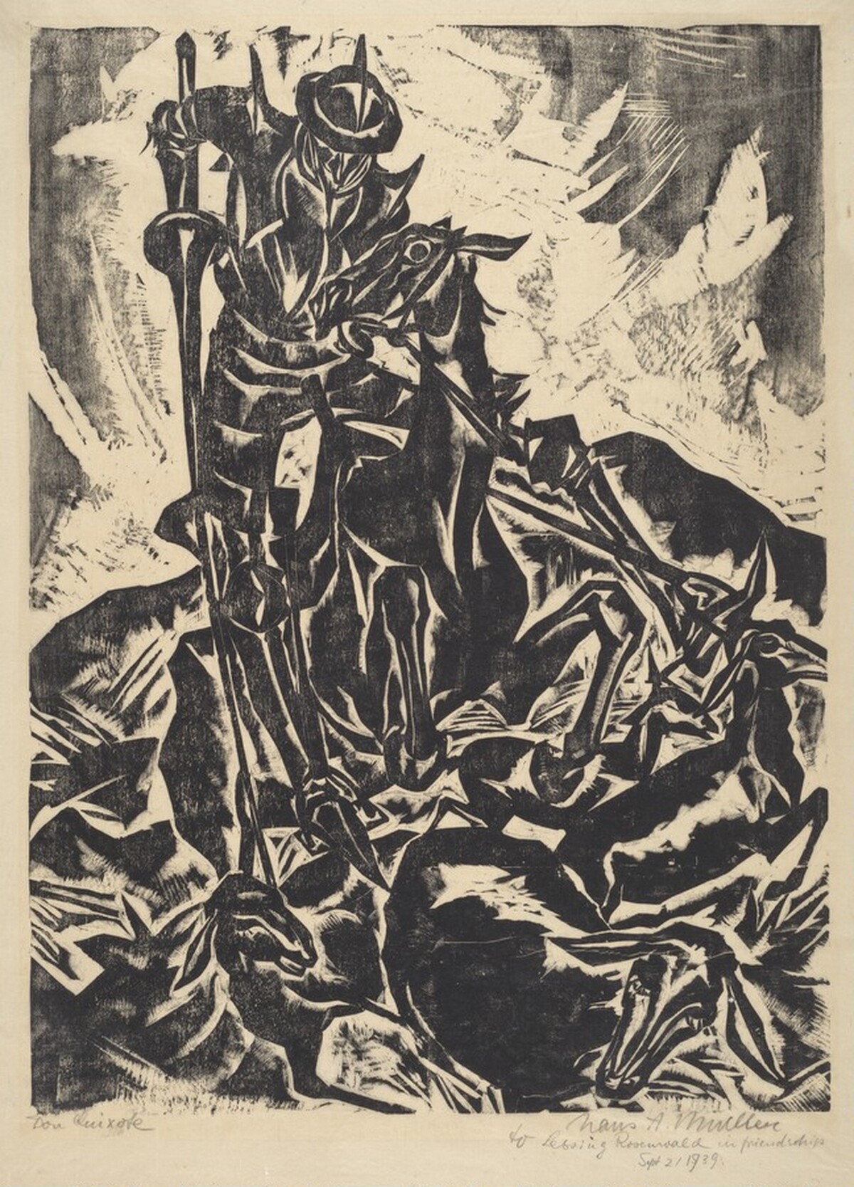 Don Quixote by Hans Alexander Mueller