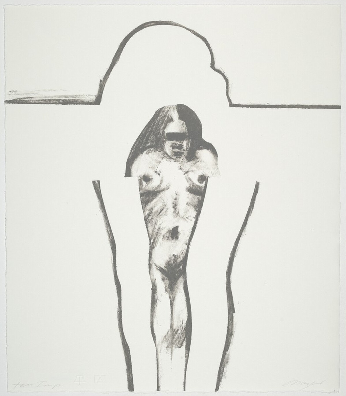 Angelina's Legs B (1) by Michael Mazur