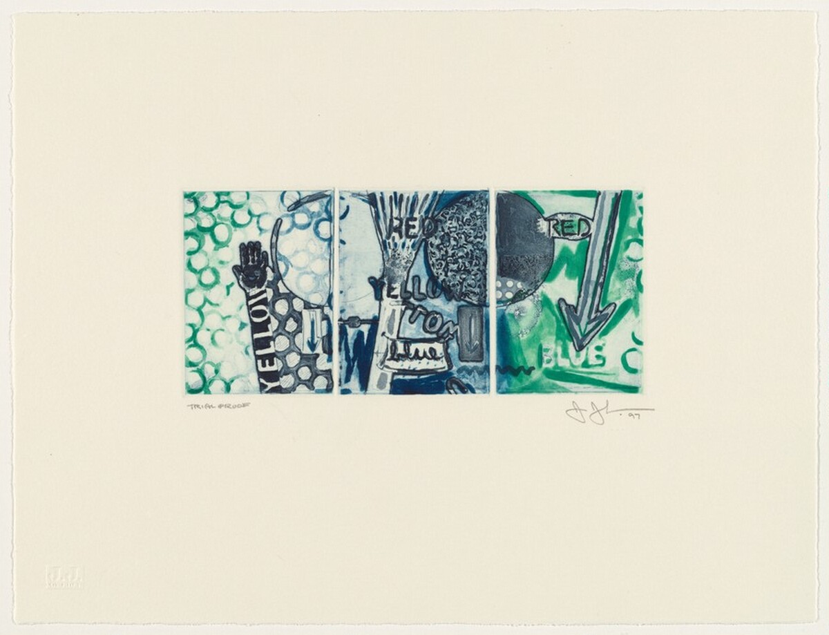 Untitled [trial proof] by Jasper Johns