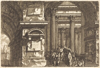 The Entrance of a Temple