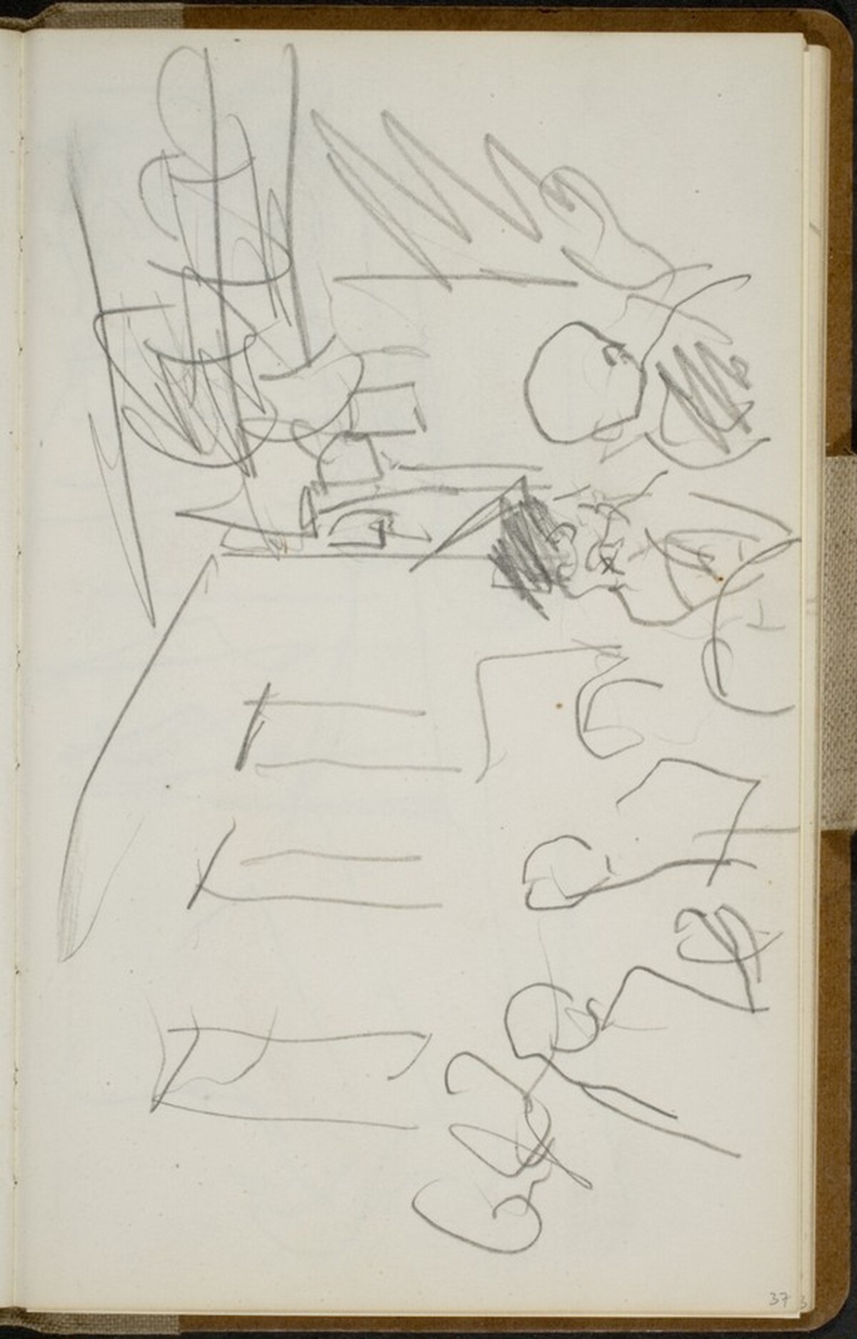 Zuschauer (Spectators) [p. 37] by Max Beckmann