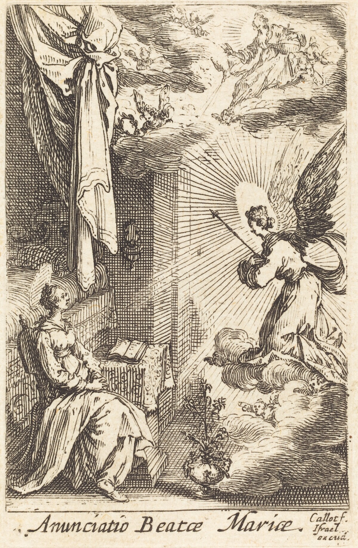 The Annunciation by Jacques Callot
