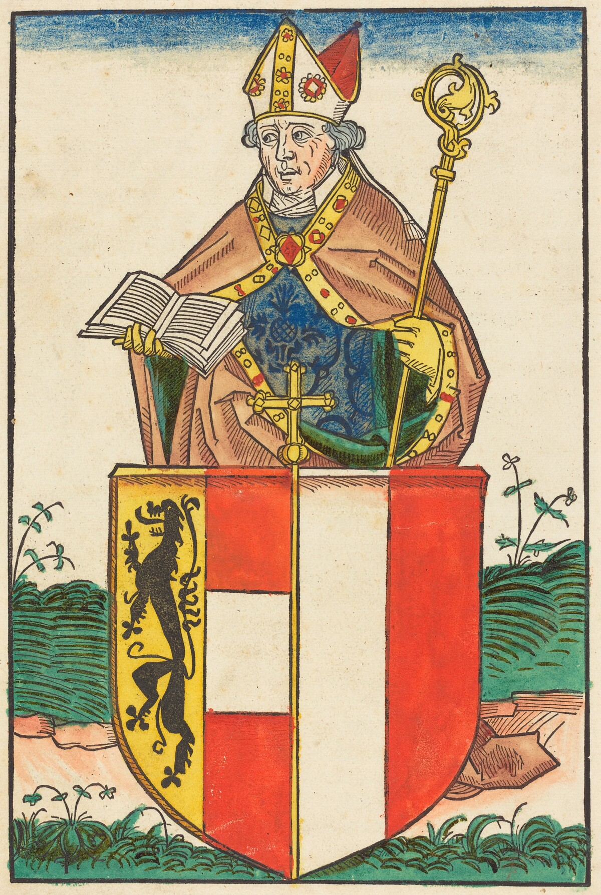 Friedrich Count of Schaumberg - Bishop of Salzburg by German 15th Century
