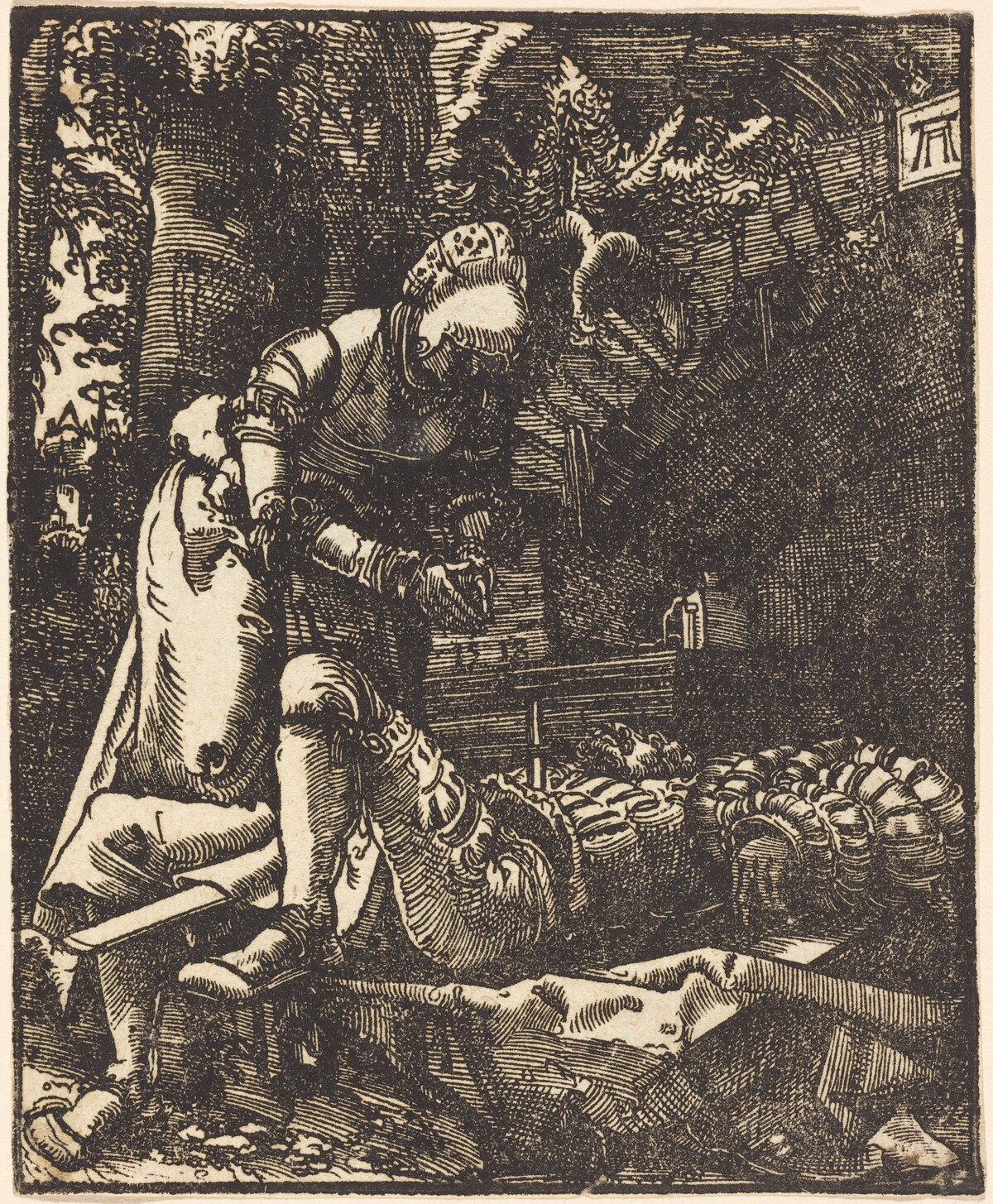 Pyramus and Thisbe by Albrecht Altdorfer