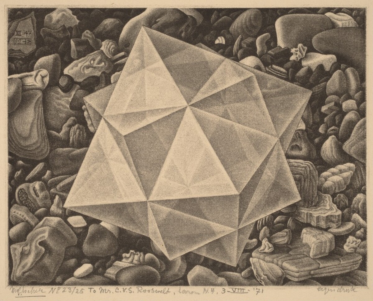 Crystal by M.C. Escher