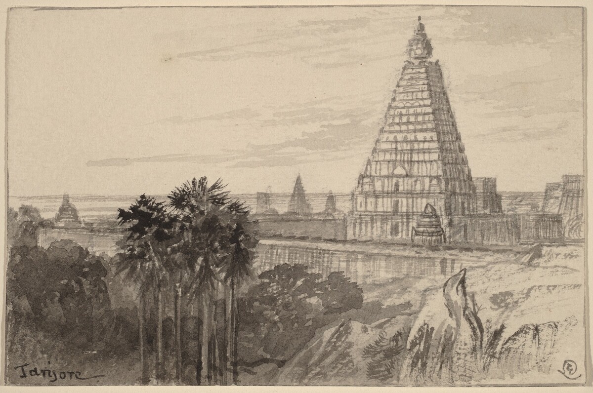 Tanjore, India by Edward Lear