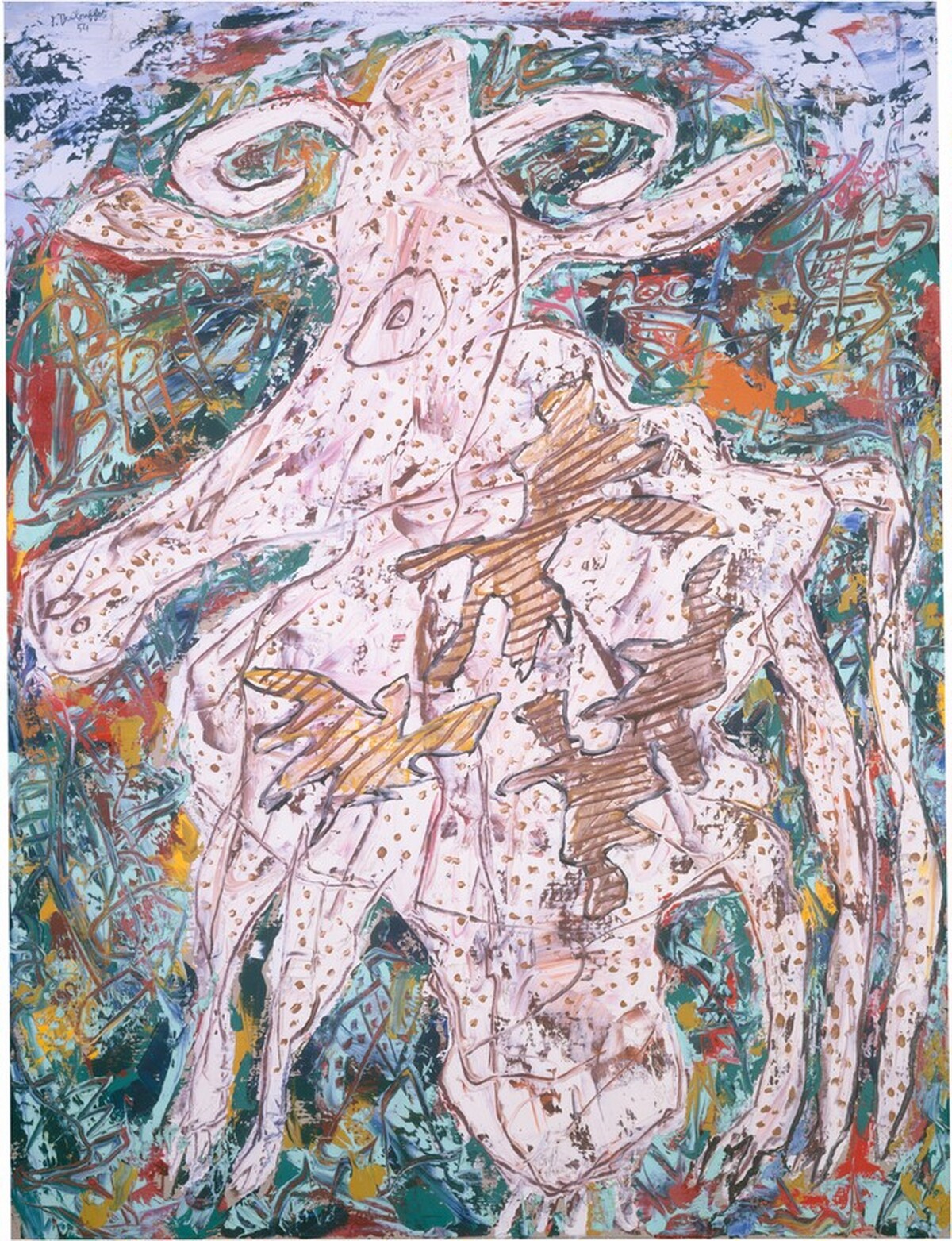 Vache la belle allègre (The Beautiful and Sprightly Cow) by Jean Dubuffet