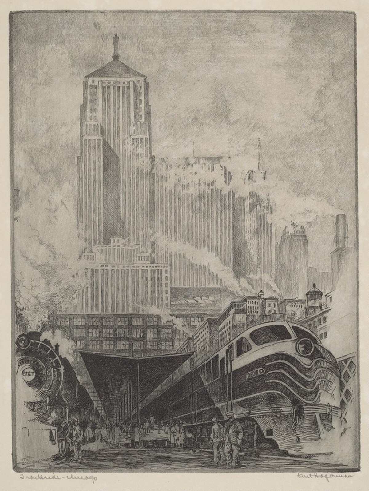 Trackside - Chicago by Kent Hagerman