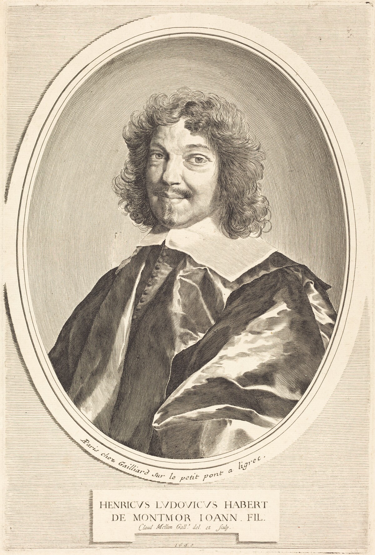 Henri-Louis Habert de Montmor by Claude Mellan
