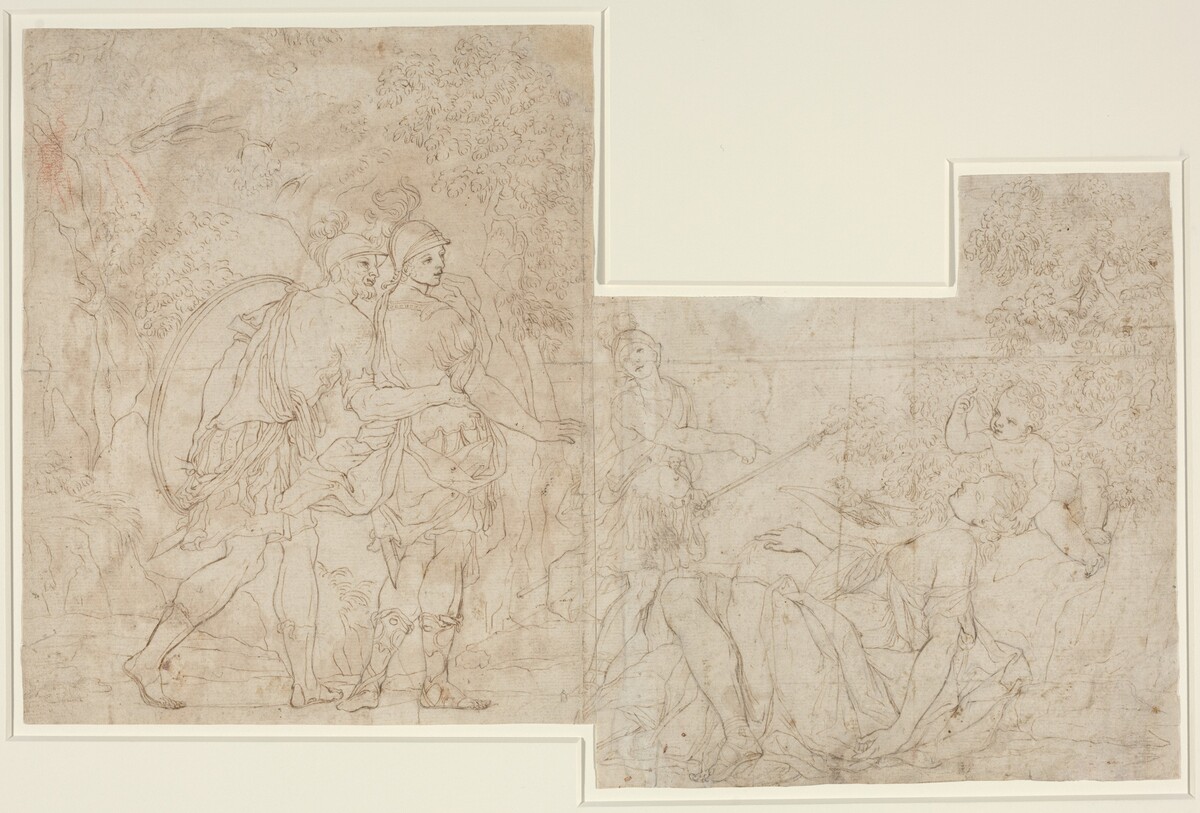 Three Soldiers Discovering a Sleeping Woman by Nicolas-Raymond de La Fage