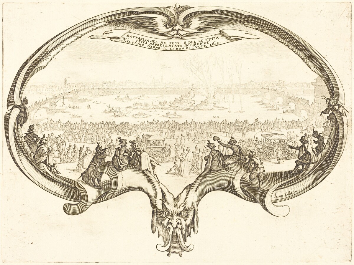 The Fan by Jacques Callot