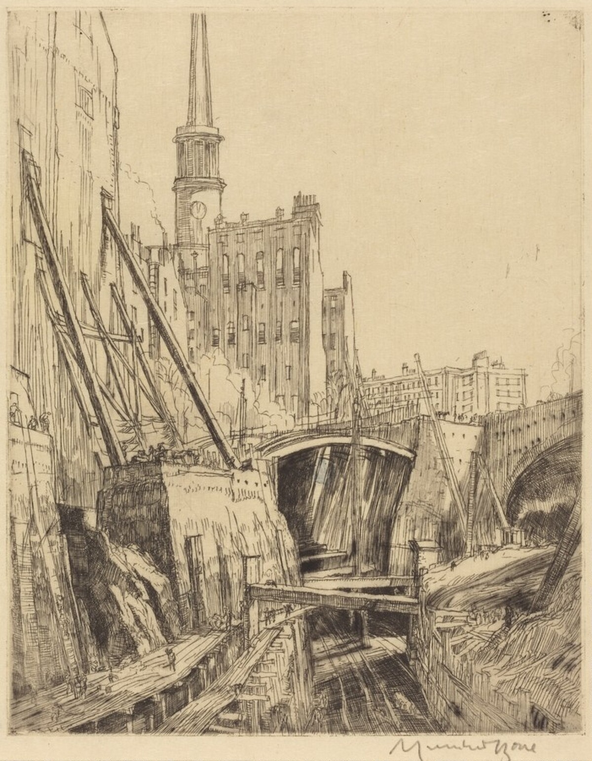 Construction of an Underground by Sir Muirhead Bone