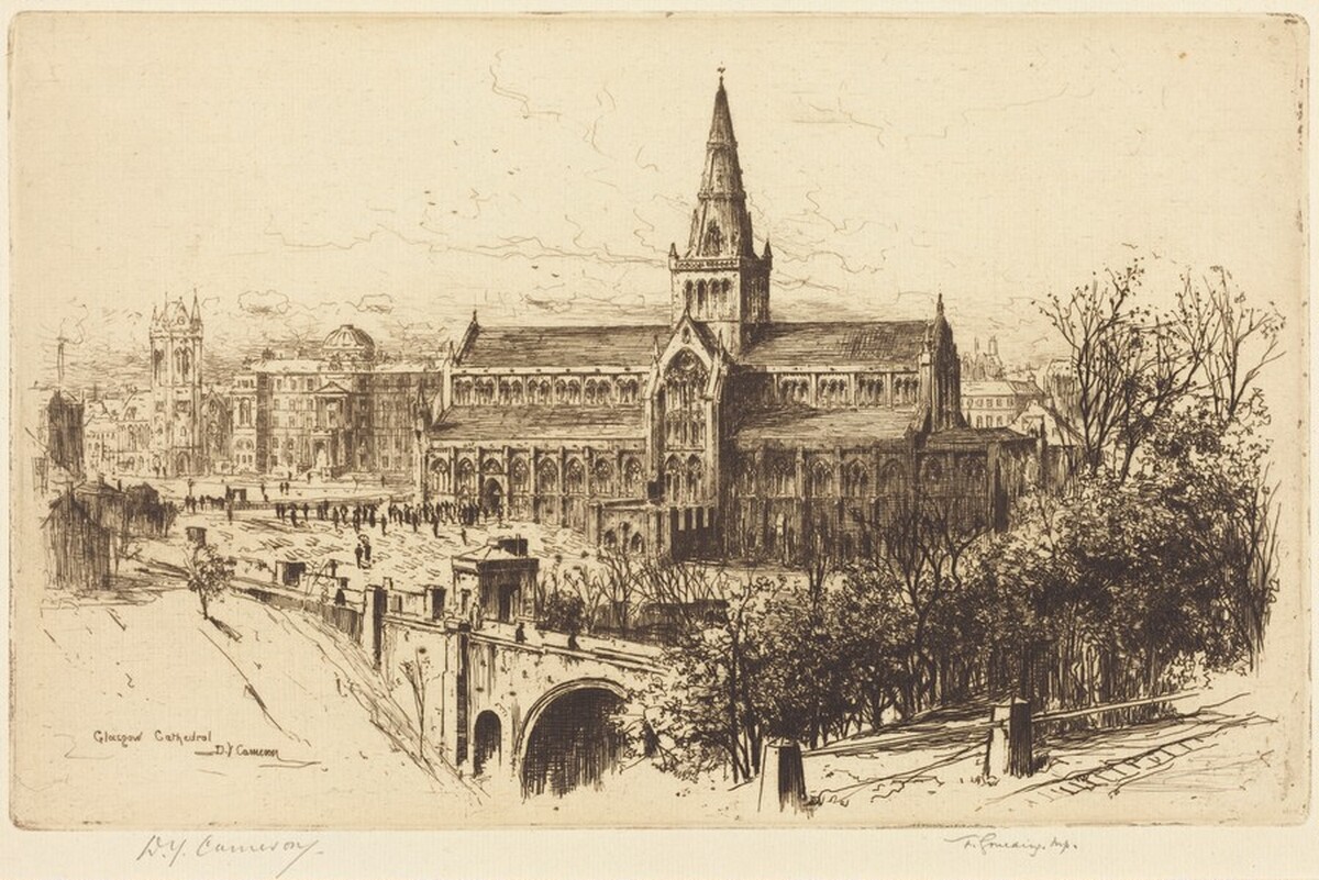 Glasgow Cathedral by David Young Cameron