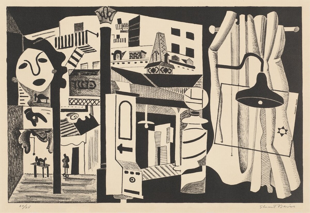 Sixth Avenue El by Stuart Davis