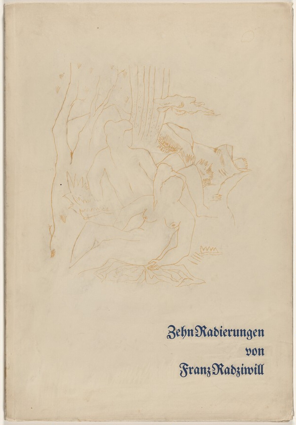 Cover for Zehn Radierungen [Ten Etchings] by Franz Radziwill