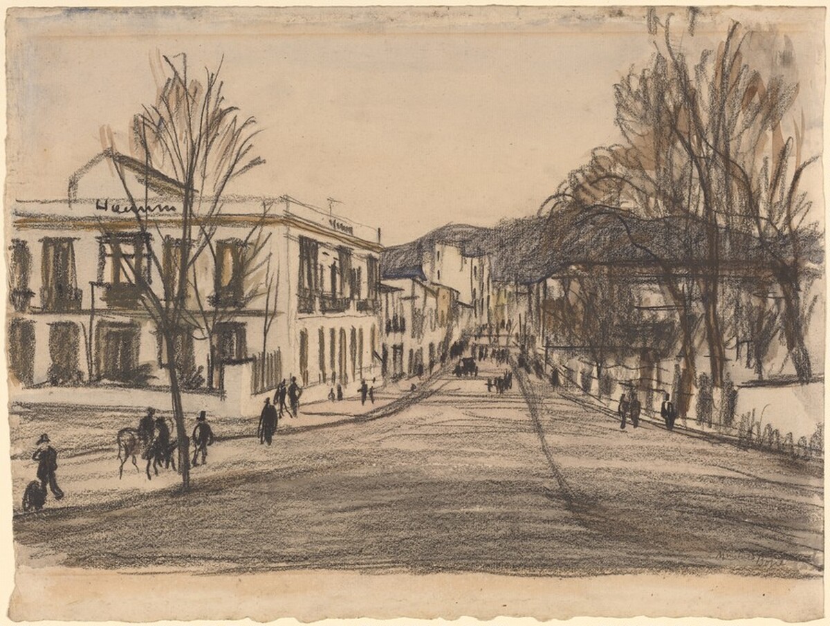 Hotel Royal and Almeda, Ronda, Spain by Sir Muirhead Bone