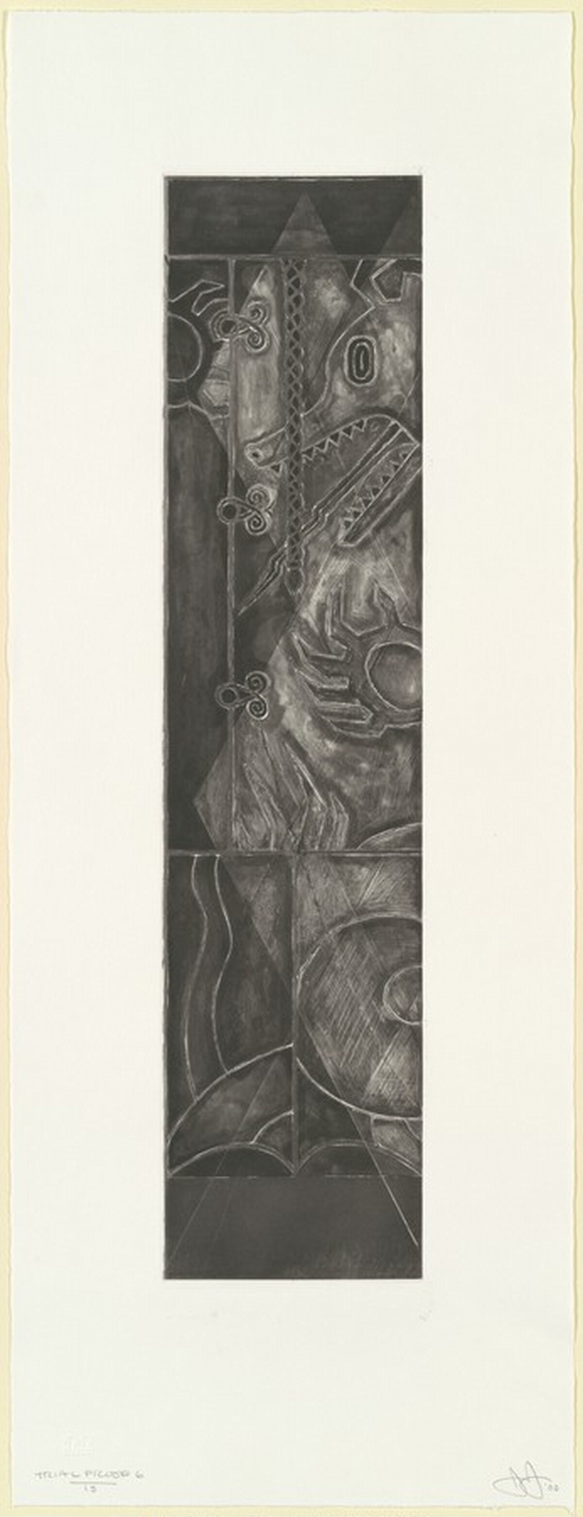 Two Costumes [trial proof 6] by Jasper Johns