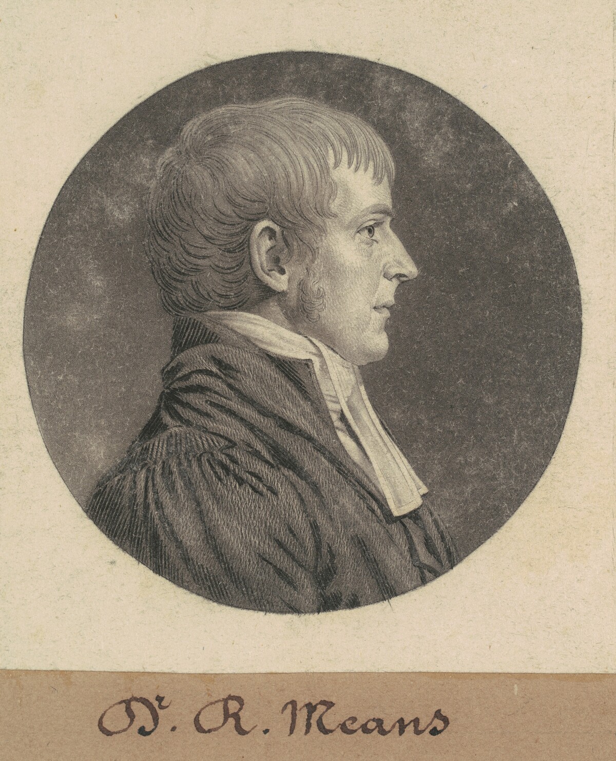 Robert Means by Charles B. J. Févret de Saint-Mémin