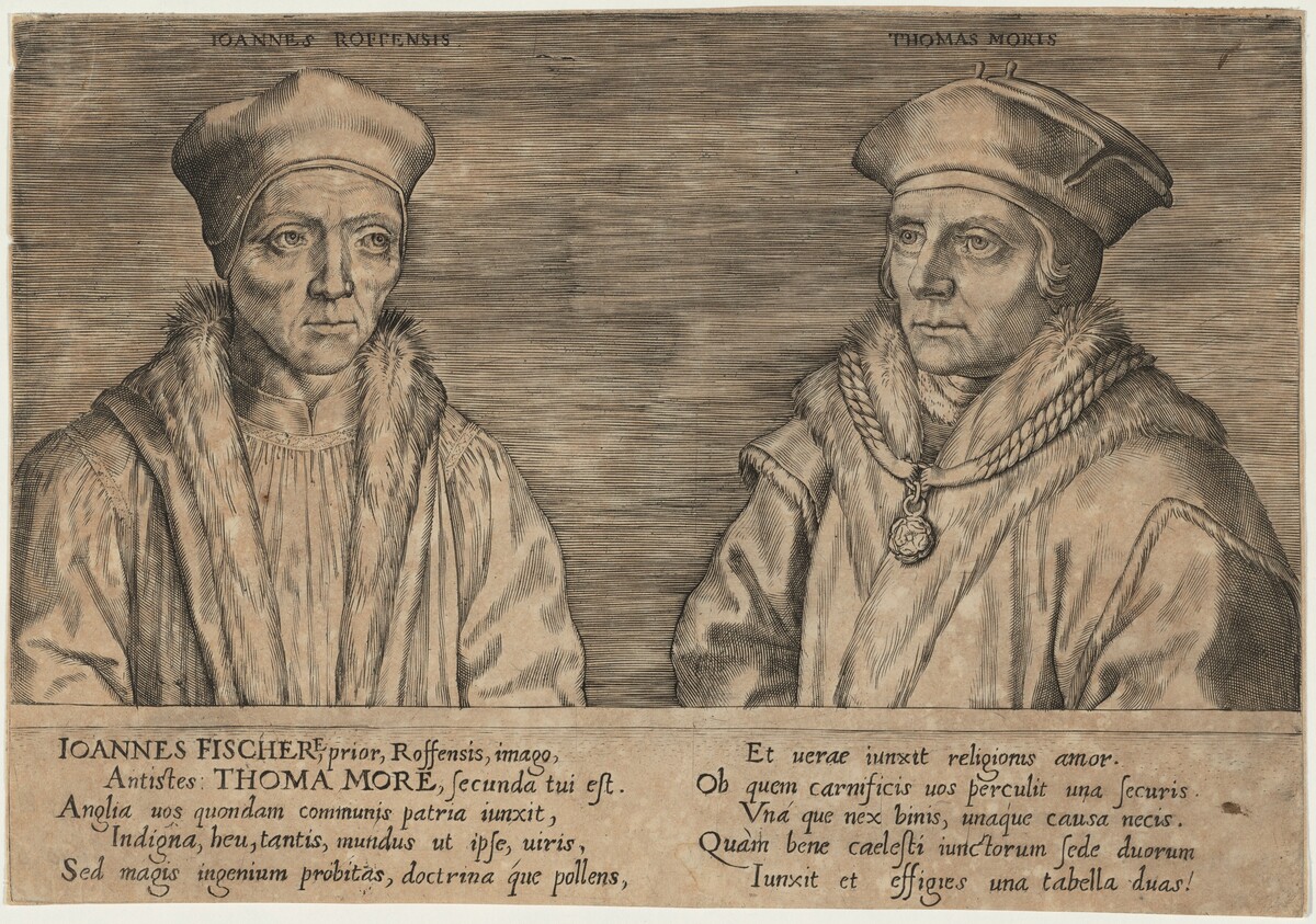 John Fisher and Sir Thomas More by Unknown Artist