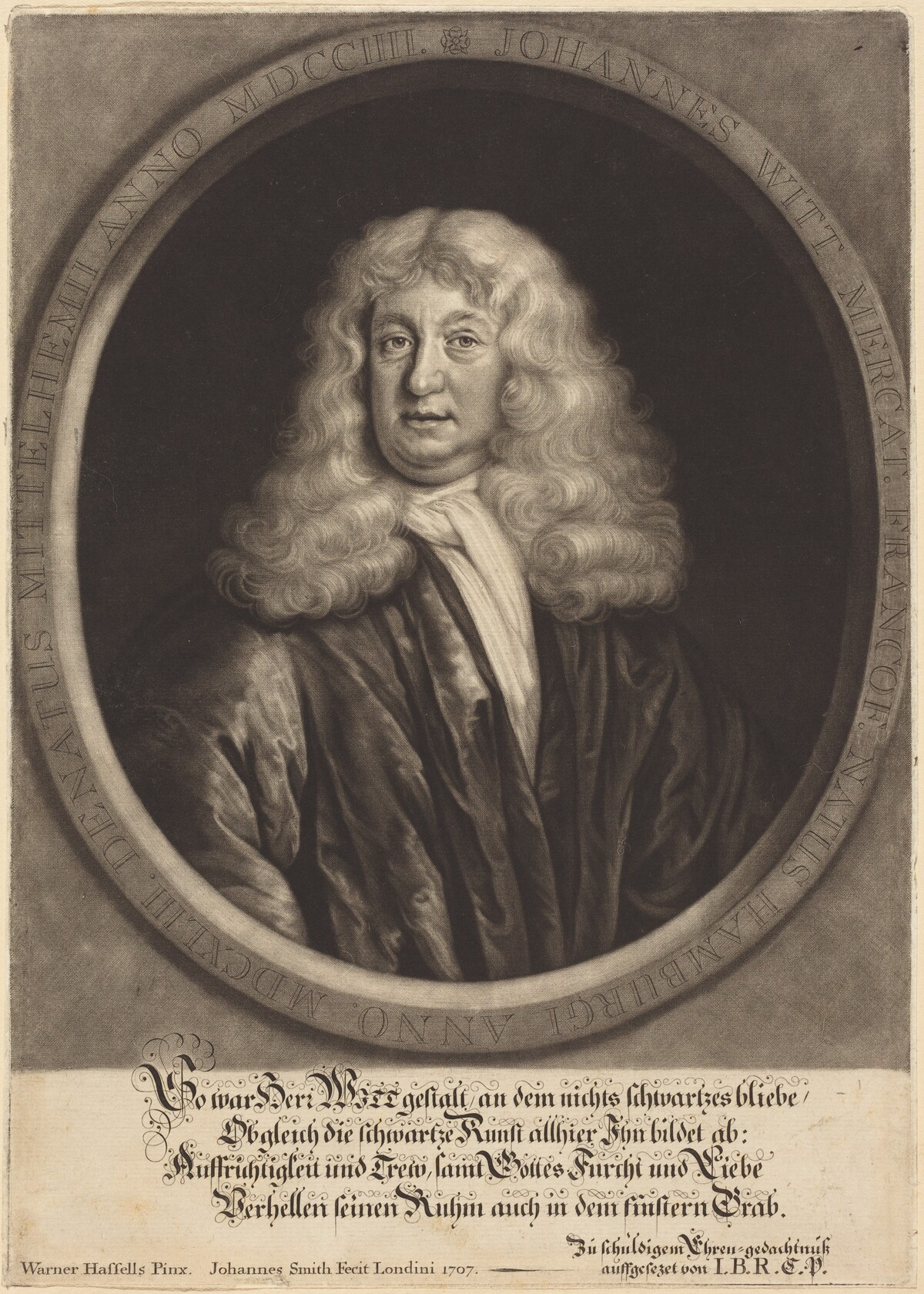 Johannes Witt by John Smith after Werner Hassells