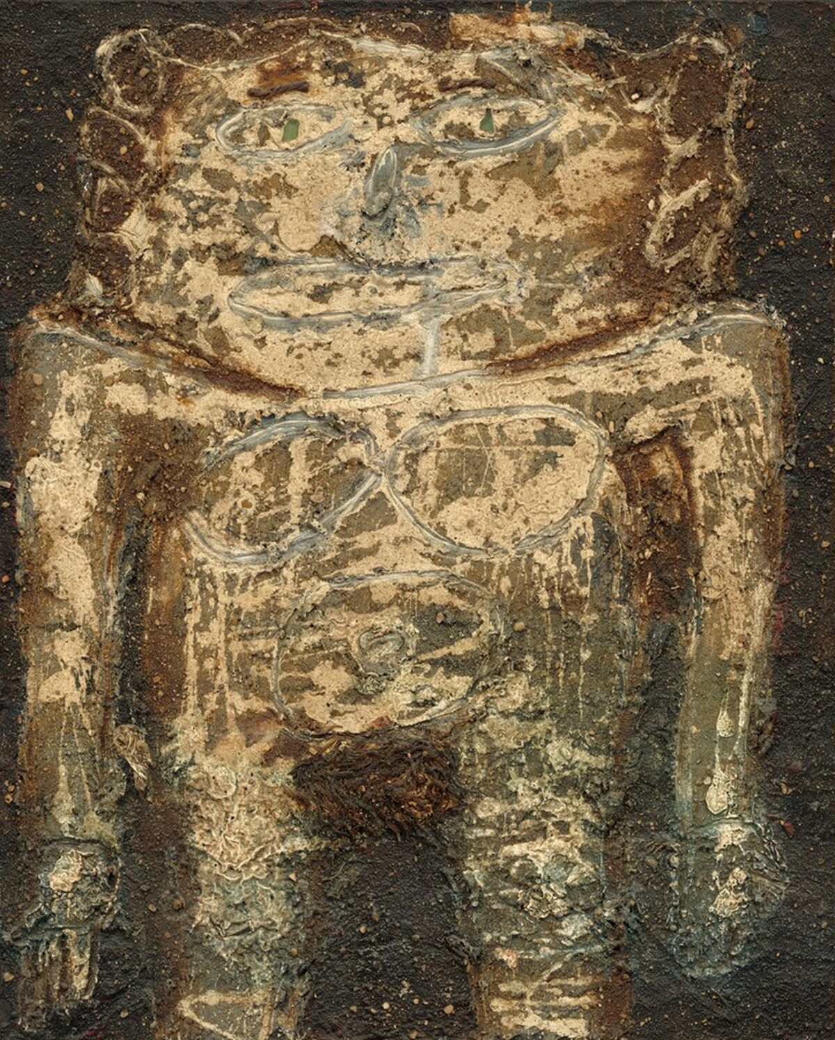 La dame au pompon by Jean Dubuffet