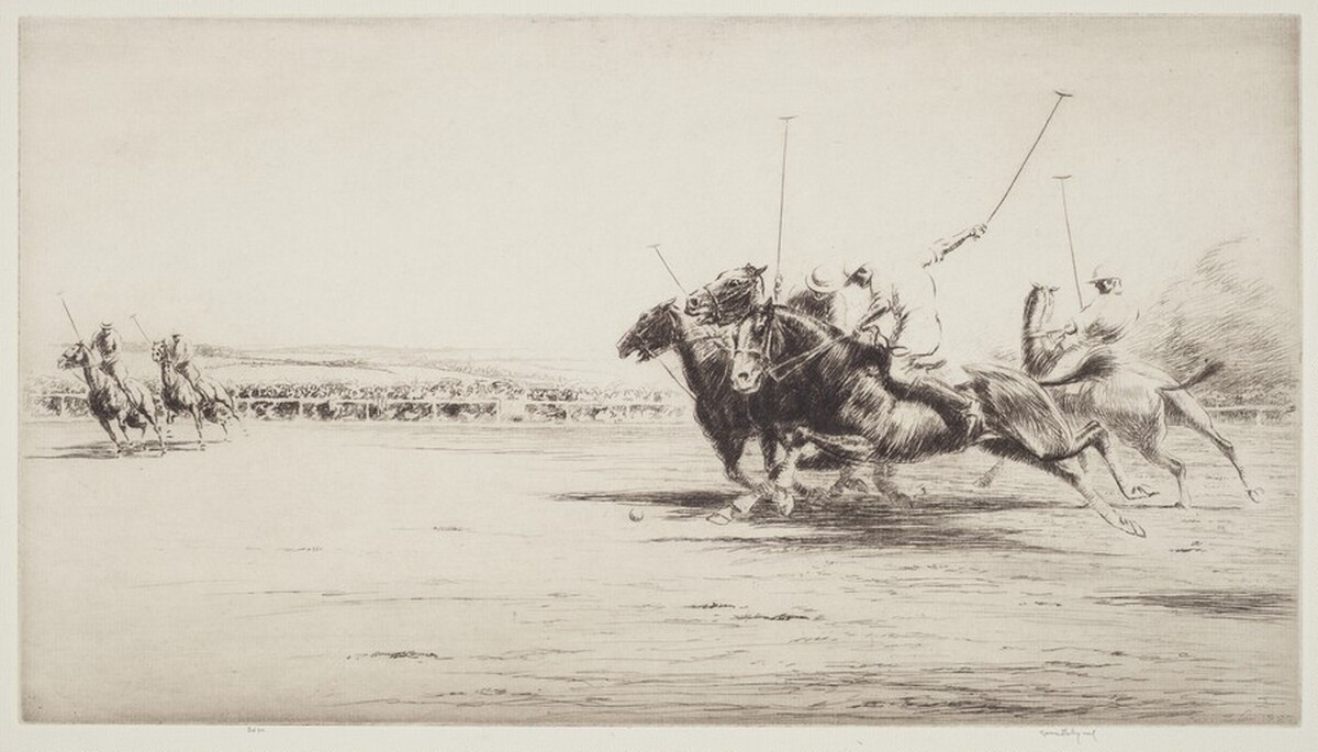 Polo, Plate B by Kerr Eby