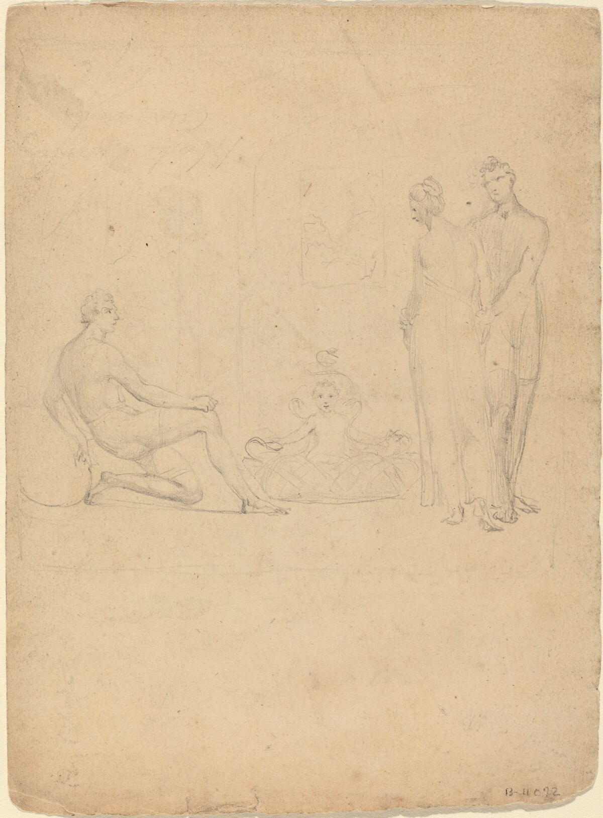 The Infant Hercules Throttling the Serpents by William Blake