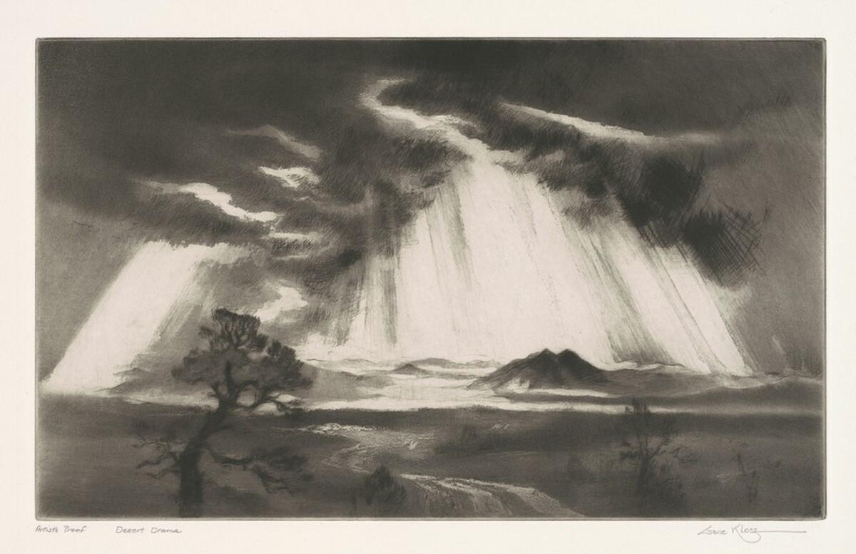 Desert Drama by Gene Kloss