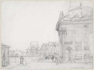 Ile de la Cité from the Institut, Paris
