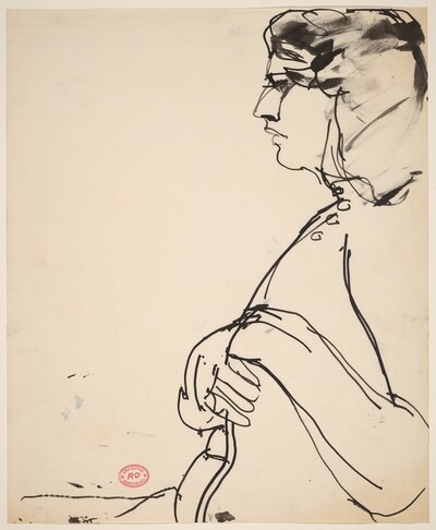 Untitled [profile of a model]