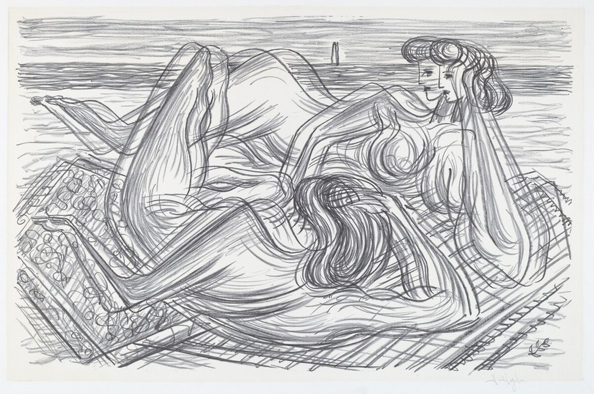 Untitled (The Bathers) by Harold Haydon