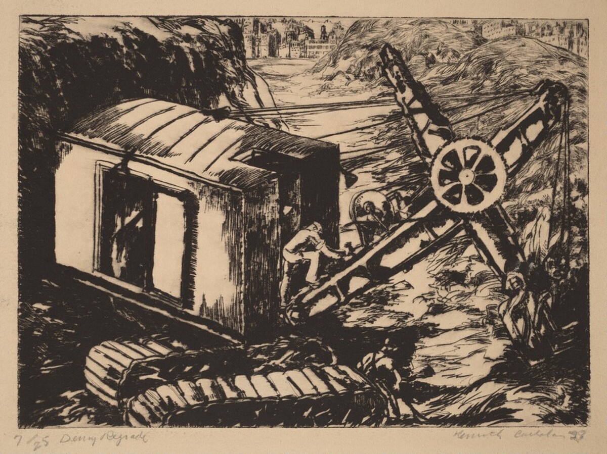Kanger and Geseking by Kenneth Callahan
