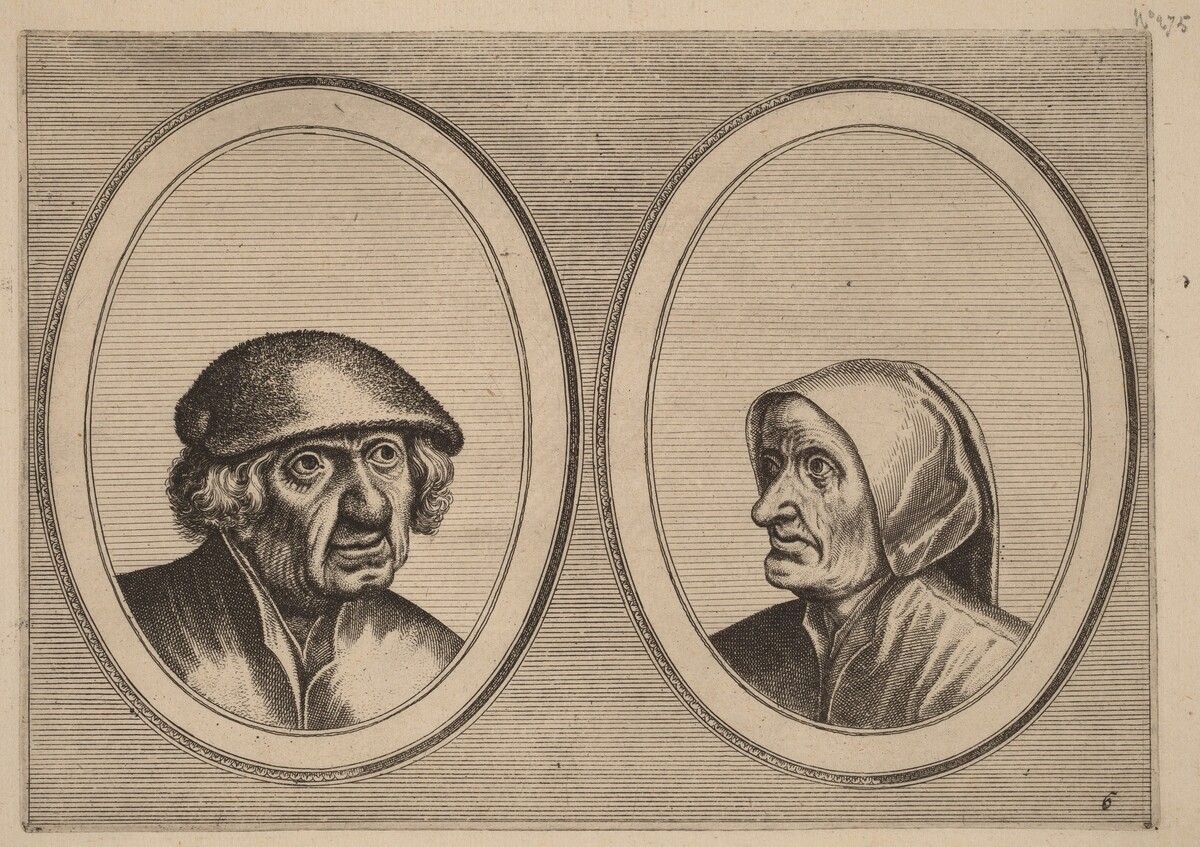 "Dirck Domp" and "Zeedighe Kniertje" by Johannes and Lucas van Doetechum after Pieter Bruegel the Elder