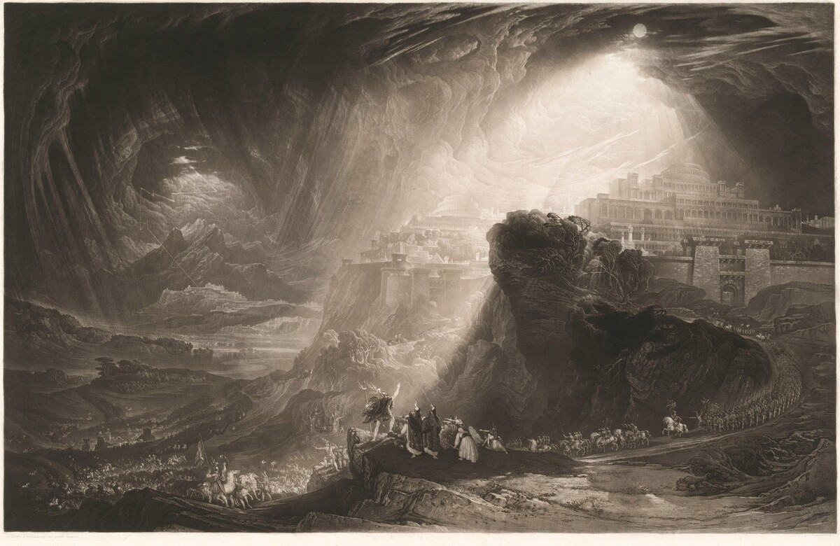 Joshua Commanding the Sun to Stand Still by John Martin