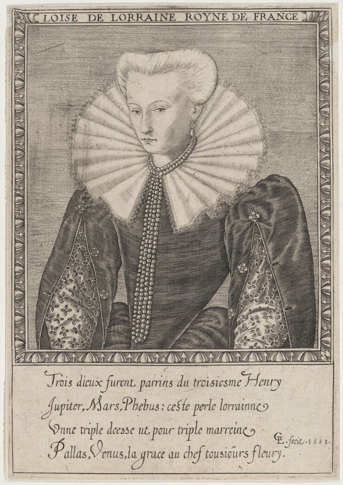 Louise de Lorraine, Queen of France by Unknown Artist