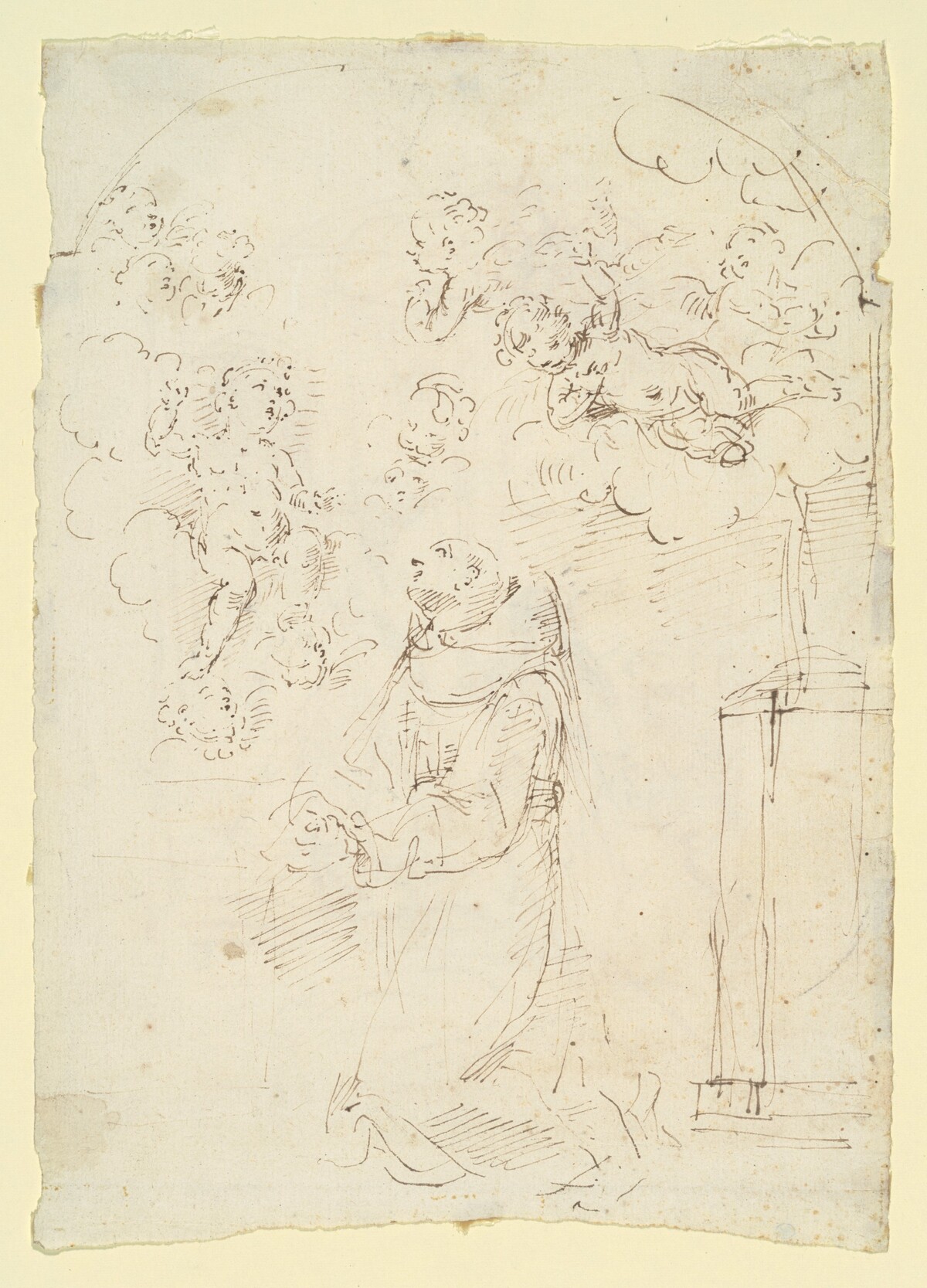 Vision of Saint Anthony of Padua by Circle of Donato Creti