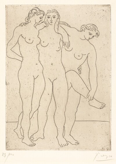 The Three Bathers III (Les Trois Baigneuses III)