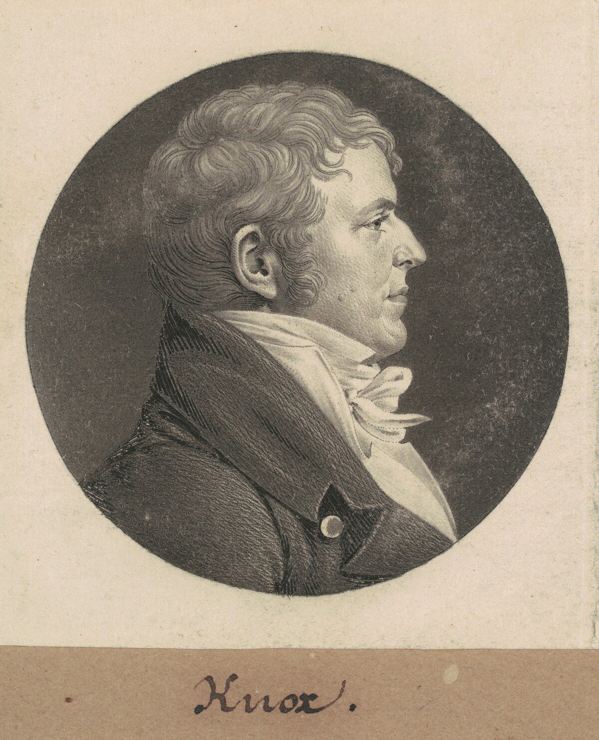 Knox by Charles B. J. Févret de Saint-Mémin