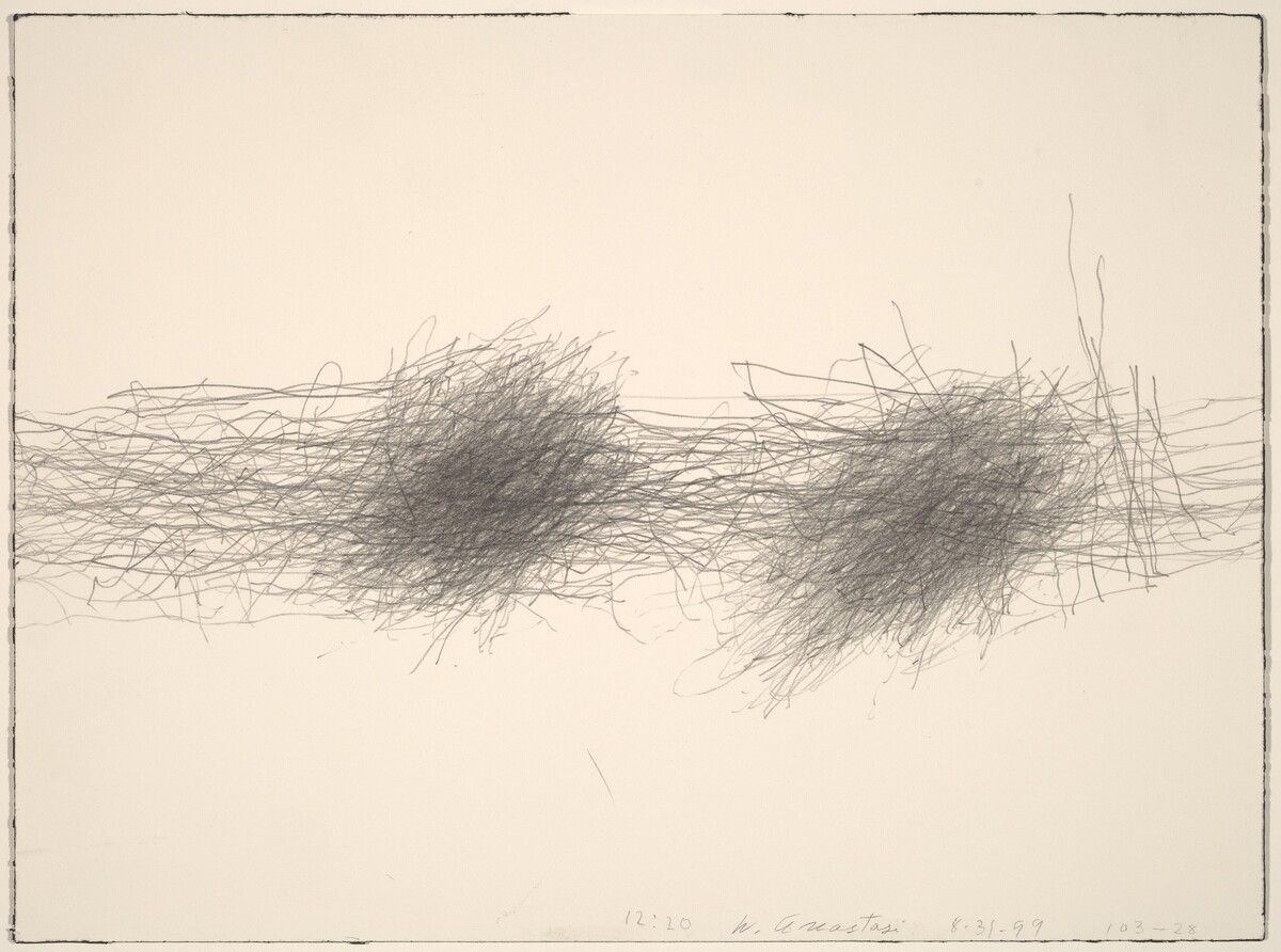 Subway Drawing by William Anastasi