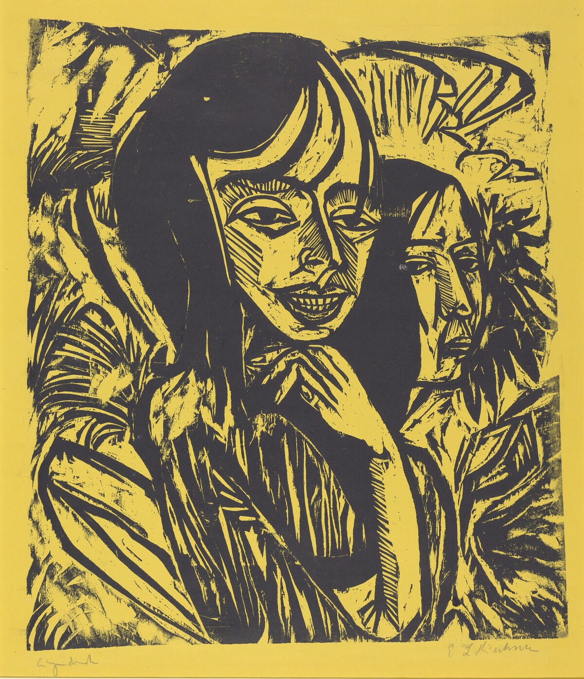 Fehmarn Girls by Ernst Ludwig Kirchner