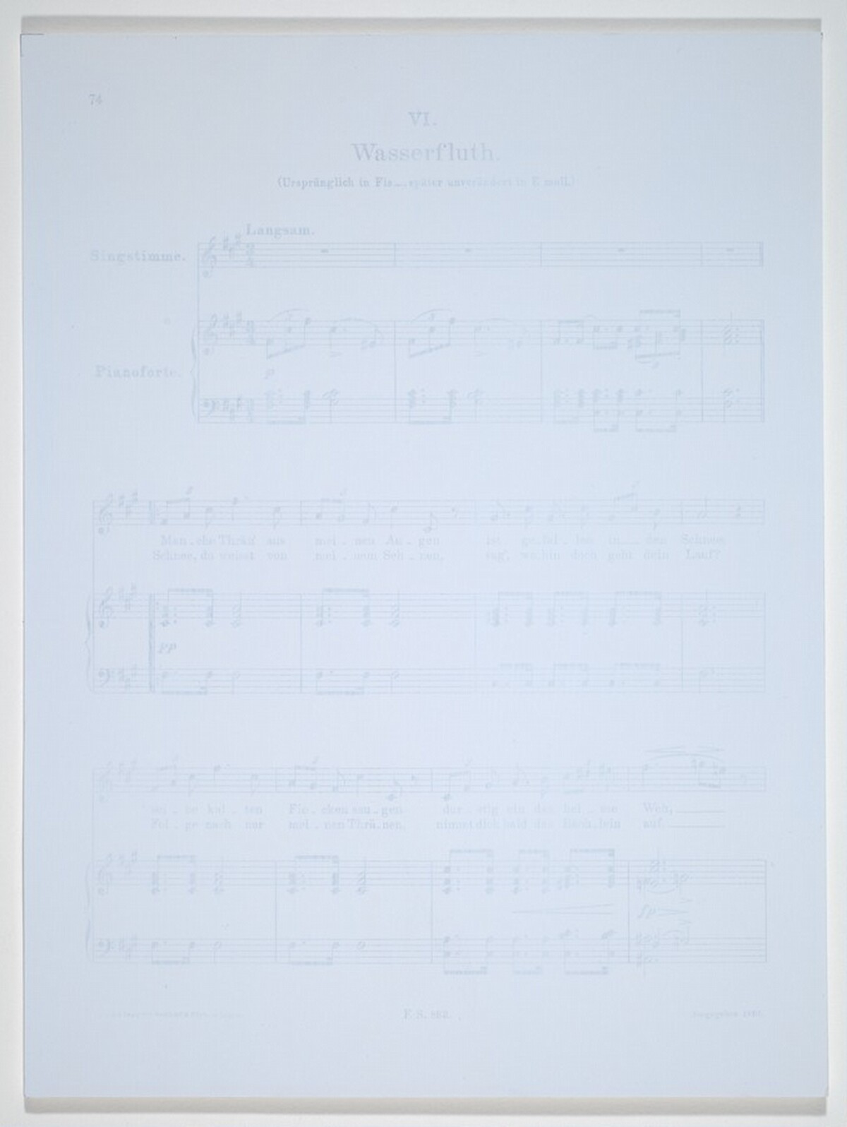 Winterreise-Wasserfluth by Tim Rollins + K.O.S.