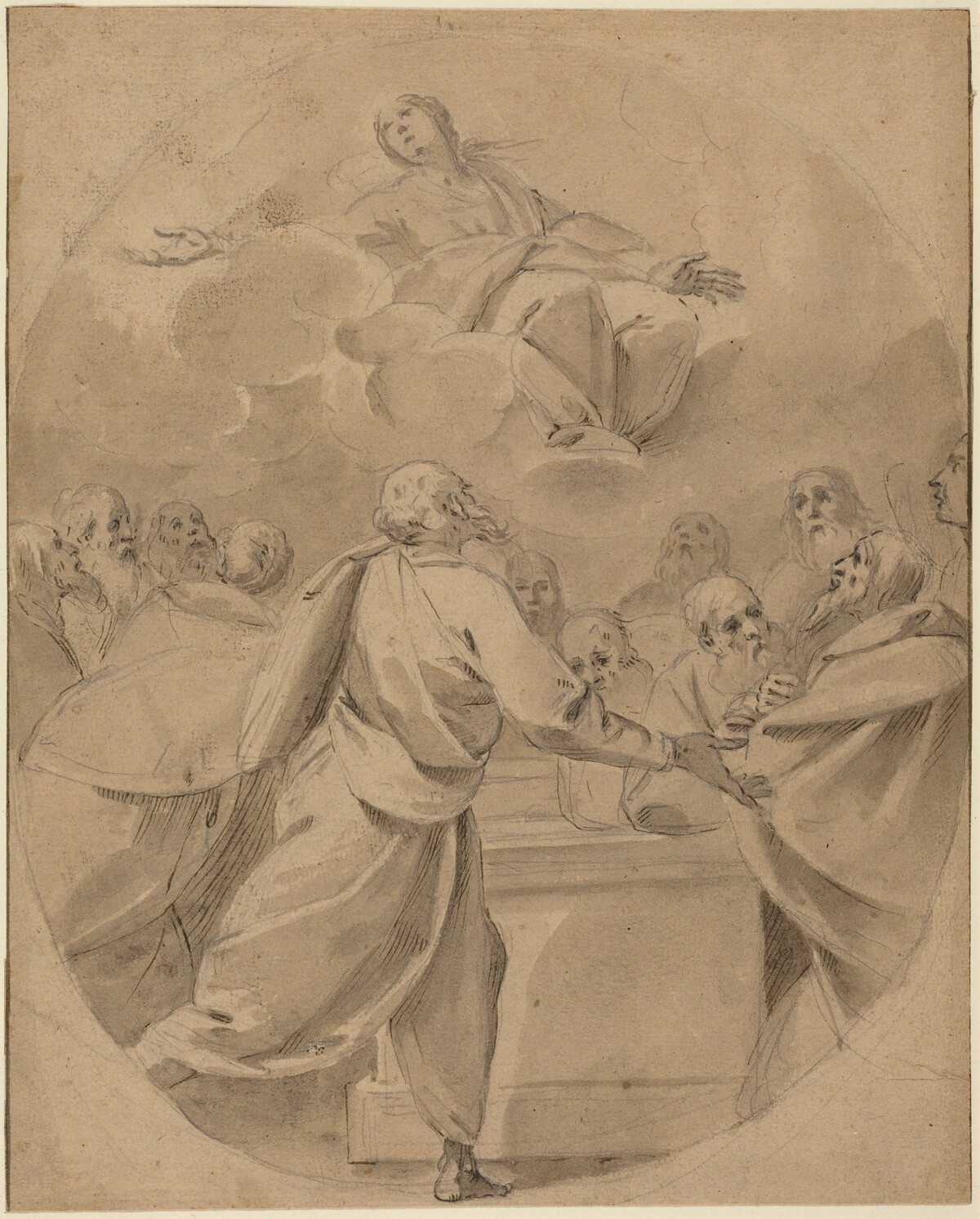 The Assumption of the Virgin by Italian 17th Century, Follower of Pier Francesco Mazzucchelli, called Morazzone