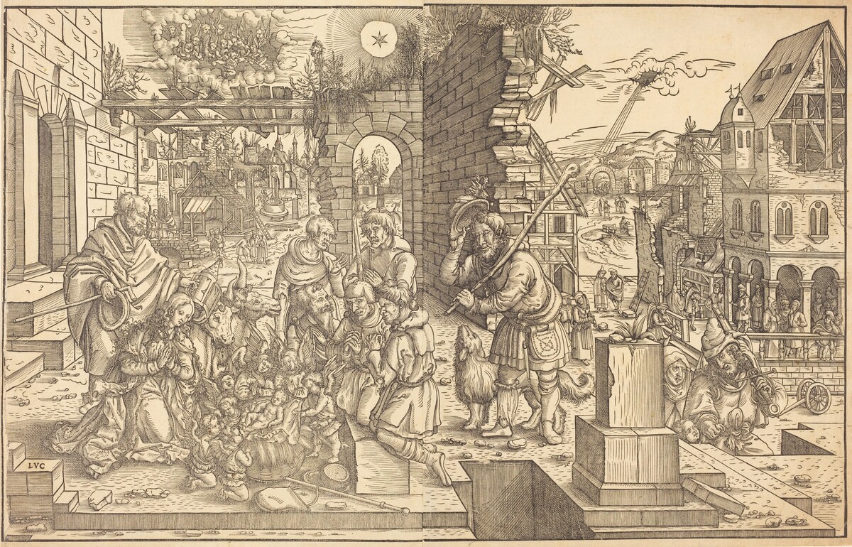 The Adoration of the Shepherds by Master of the Adoration of the Shepherds