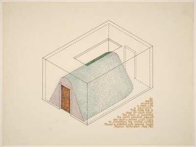 Earth Mound in a Room with Skylight