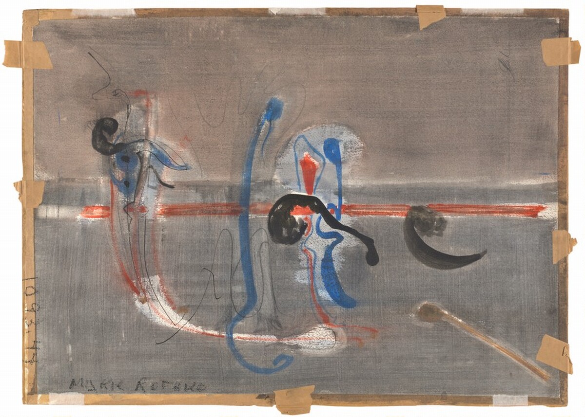 Untitled [verso] by Mark Rothko